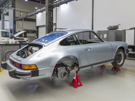 1974 Porsche 911 SC Polar Silver 9114103164 - Assembly